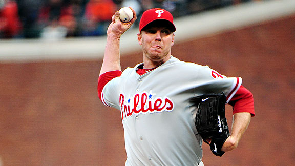 Roy Halladay & Carlos Ruiz Celebrating 2nd Perfect Game