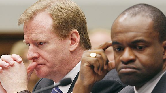 Roger Goodell and DeMaurice Smith