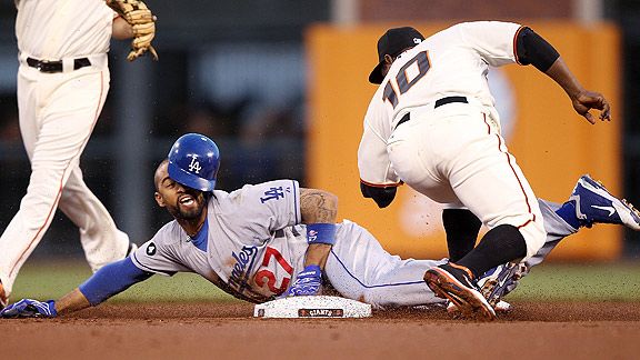 Matt Kemp is looking more and more like Dodgers' left fielder