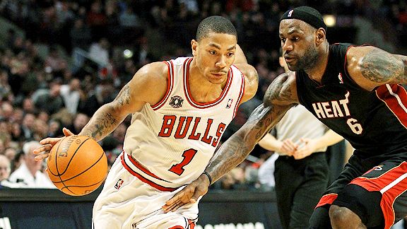 Derrick rose sales and lebron