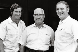 Travis Carter, L.G. DeWitt & Benny Parsons 