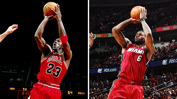 LeBron James is the next Michael Jordan 