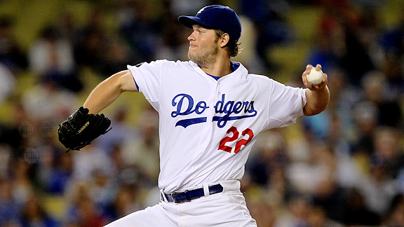 Clayton Kershaw 2009 Pitching Action Sports Photo - Item