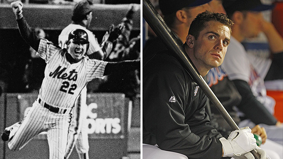 Ray Knight of the New York Mets bats during a Major League