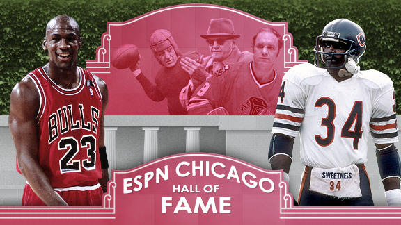 HOT Chicago Bulls Michael Jordan and Walter Payton Chicago Bears