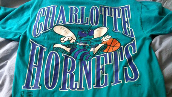 90s charlotte hornets starter jacket