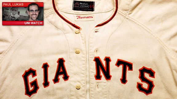 1951 Shot Heard Round The World Giants Dodgers Signed Jersey