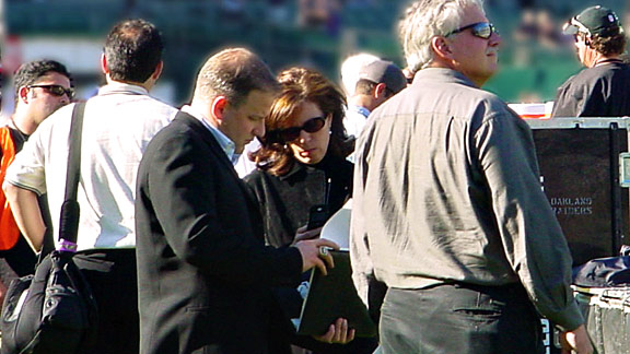 Power Players Huddling up with Oakland Raiders chief executive