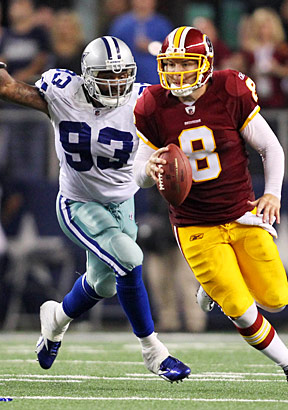 Jason Hatcher, Kenyon Coleman, Dez Bryant, and Jay Ratliff of the