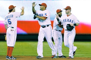    ALDS Game 2 win with Nelson Cruz, Elvis Andrus and Josh Hamilton