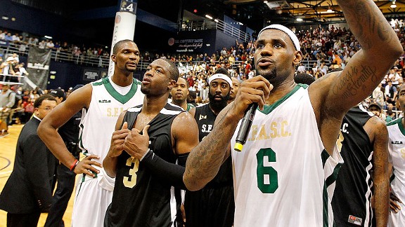 ESPN - LeBron James and Carmelo Anthony are set to face