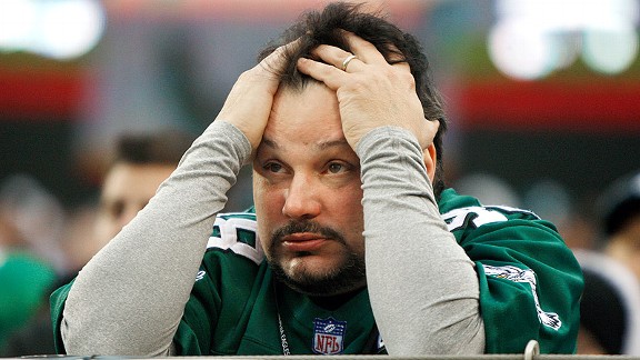 Sad Eagles fans 