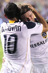 Landon Donovan and David Beckham