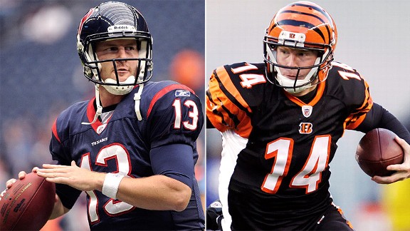 NFL Playoffs: Rookie QBs Andy Dalton, T.J. Yates Square Off In