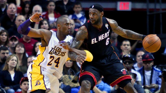 LeBron closing the gap on Kobe in the post - Miami Heat Index- ESPN