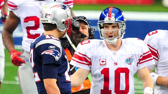 Tom Brady, Eli Manning set to author fifth chapter in head-to-head