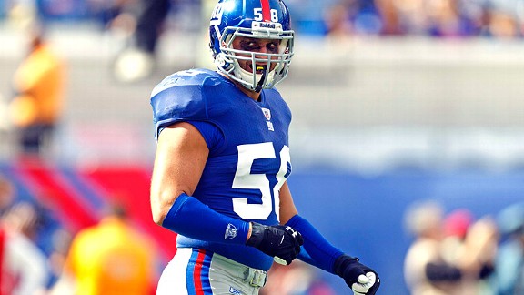 New York Giants Linebackers  Ny giants football, New york giants