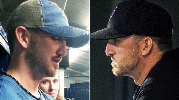 New York Mets' Jon Niese gets nose job at Carlos Beltran