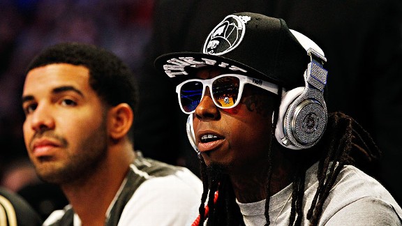 Lil Wayne wears $1 million Beats at All 