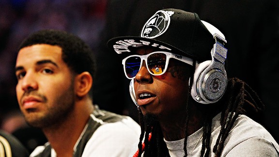 Lil' Wayne in Louis Vuitton Acapulco Sneakers and Beats by Dr. Dre  Headphones