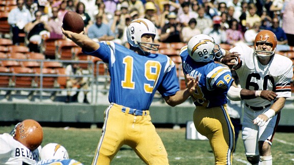 johnny unitas chargers jersey