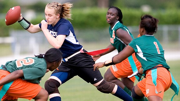 NFL Flag - Females in Flag - 49ers Varsity - Youth Flag Football