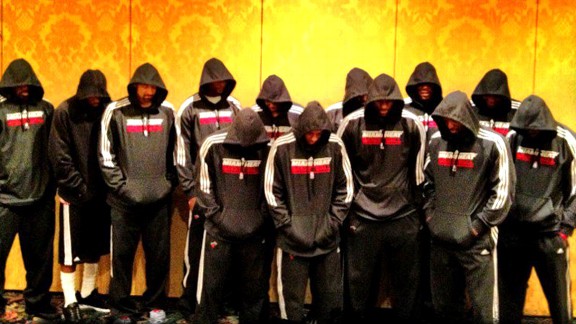 The Heat stand tall for Trayvon Martin - Miami Heat Index- ESPN