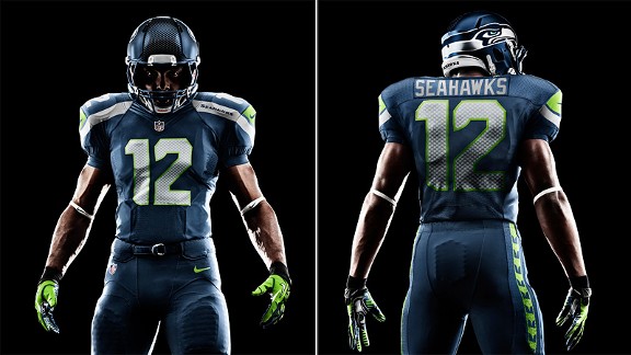 Seahawks aside, Nike unveiling reveals only small changes to most NFL  uniforms - ESPN