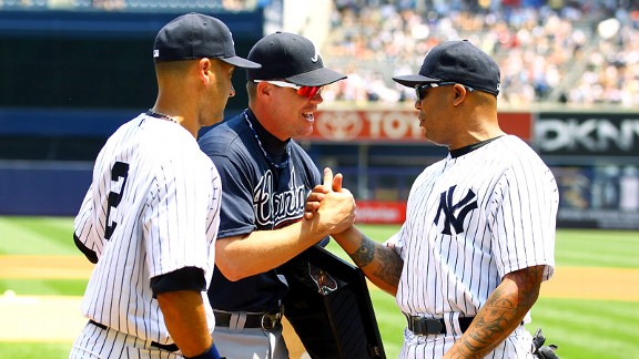 Yankees present Chipper Jones with third base - NBC Sports