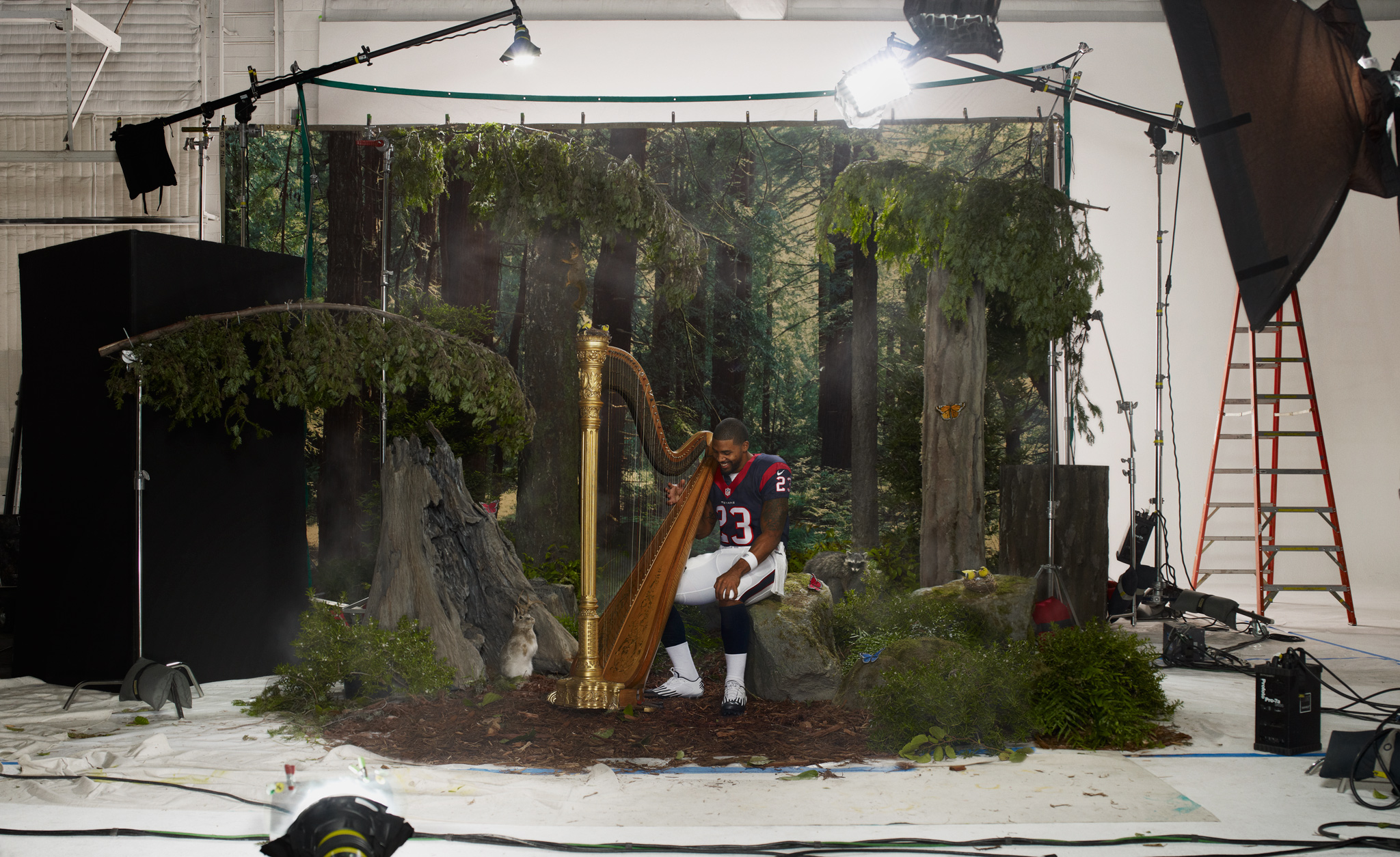 Behind the Scenes of Arian Foster Cover Shoot - ESPN