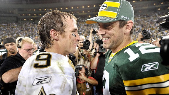 Drew Brees, Aaron Rodgers can settle different off-season approaches, too 