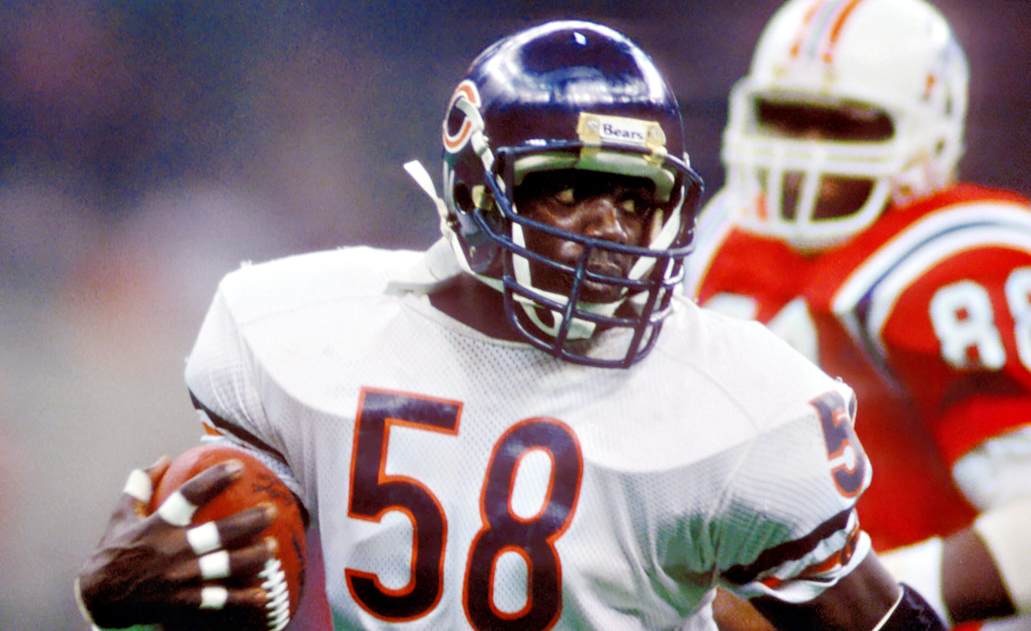 Mike Singletary, Chicago Bears LB, 1981-92. Super Bowl champion