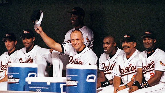 2,131: Cal Ripken Jr. breaks Lou Gehrig's consecutive-games streak