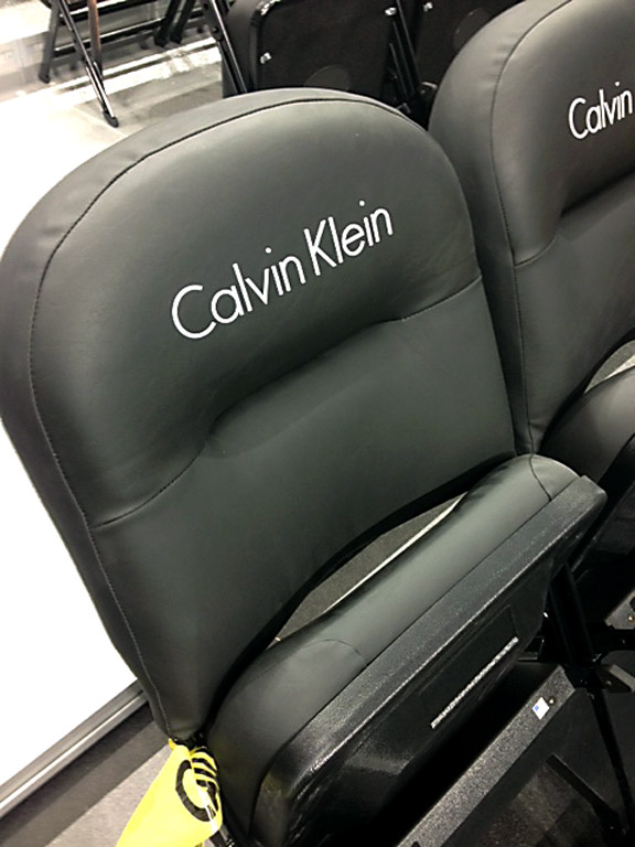 Barclays players chairs Calvin Klein