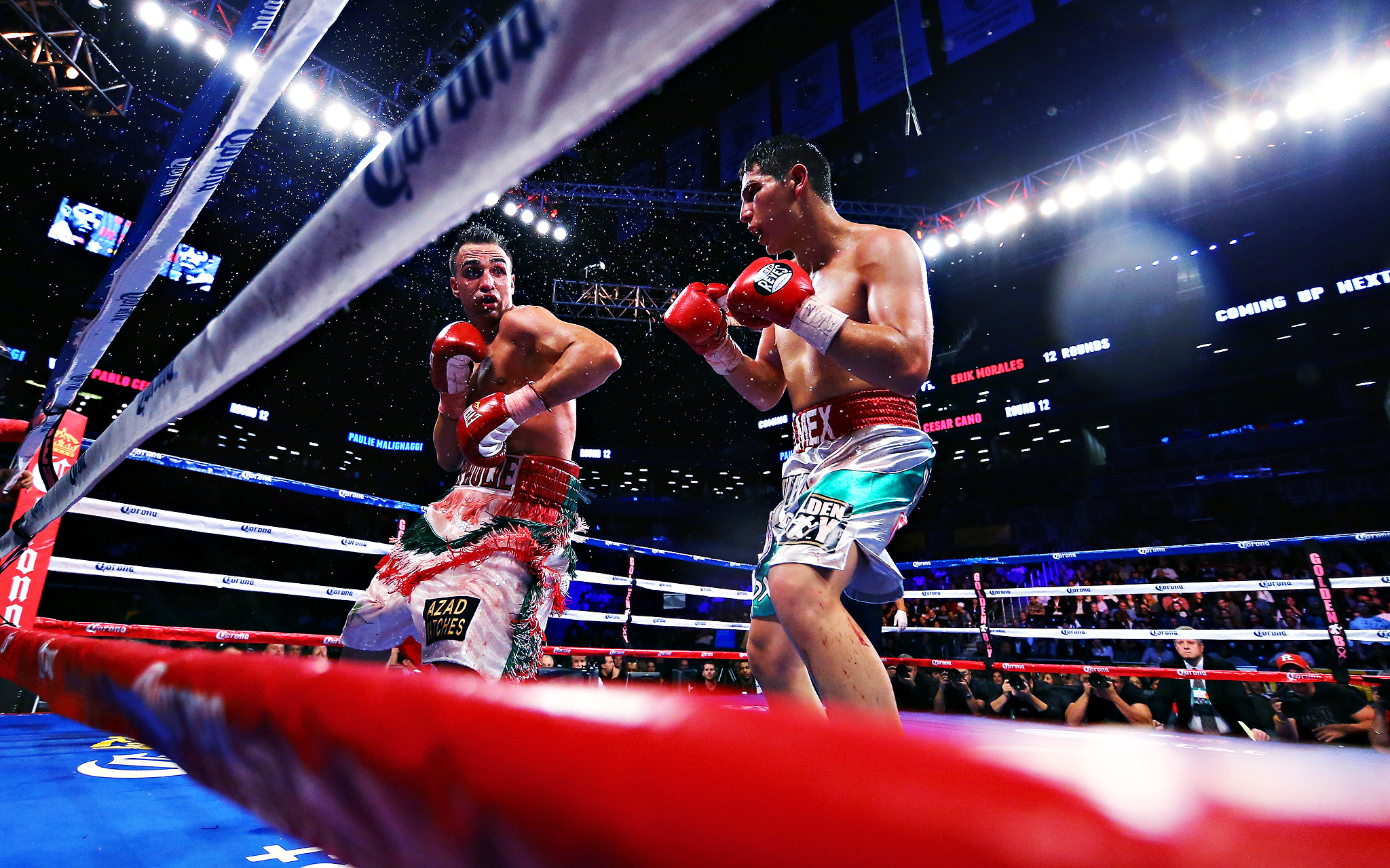 Paulie MalignaggiPablo Cesar Cano Barclays Center Boxing Photos ESPN