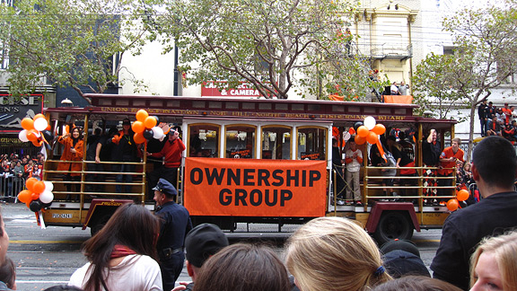 Brandon Crawford, Giants 2012 World Championship Parade