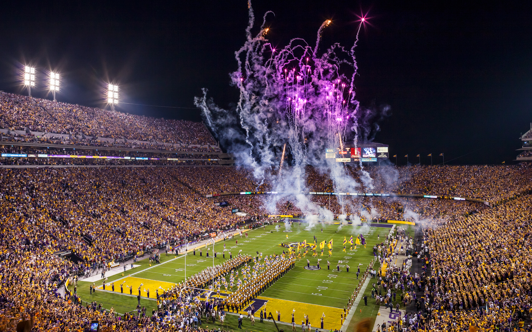 Tiger Stadium fireworks You should have been there. . . ESPN