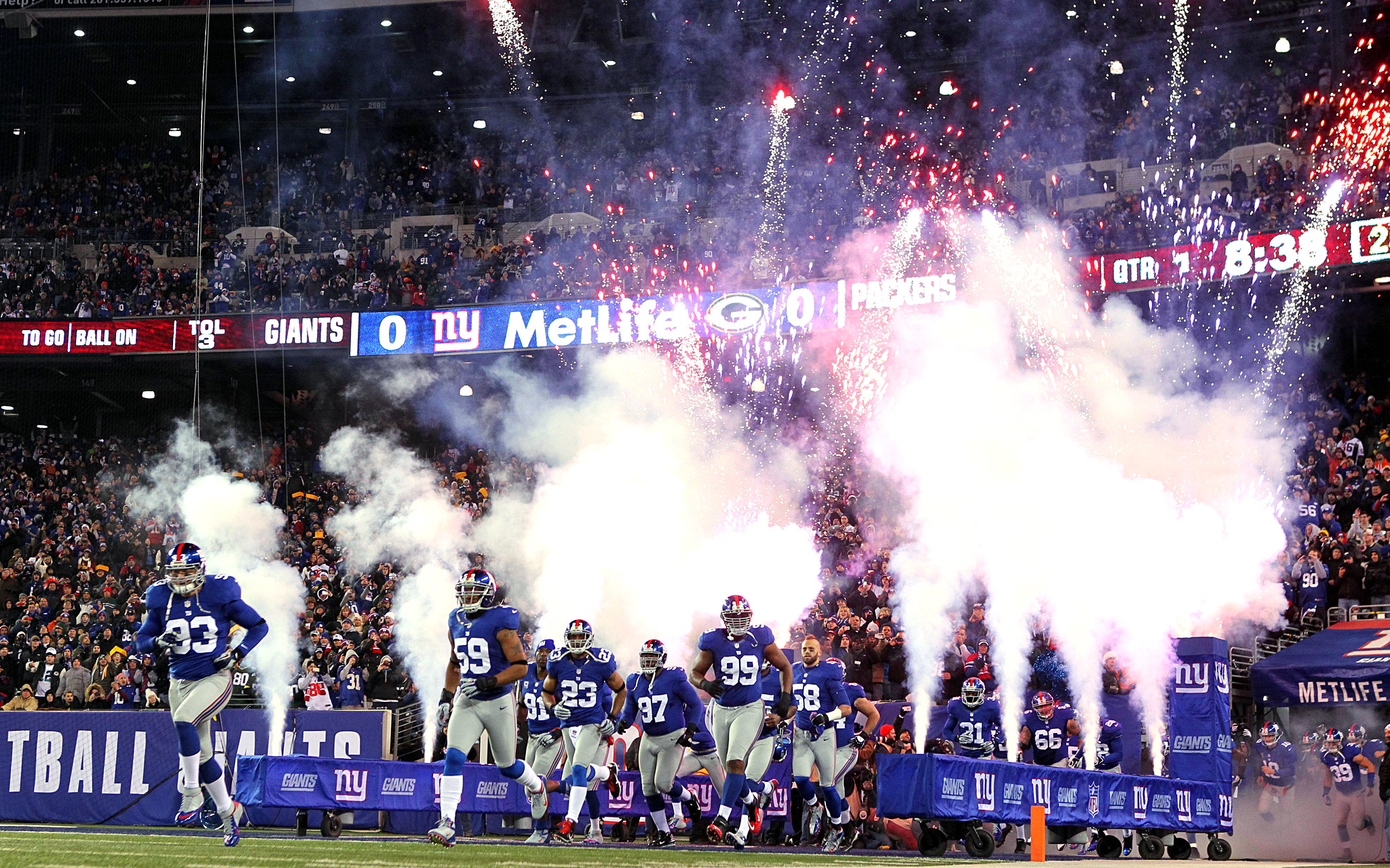 Photos: Big Blue huge vs. Packers - ESPN - New York Giants Blog- ESPN