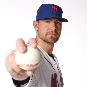 This is a 2012 photo of Mike Pelfrey of the New York Mets baseball