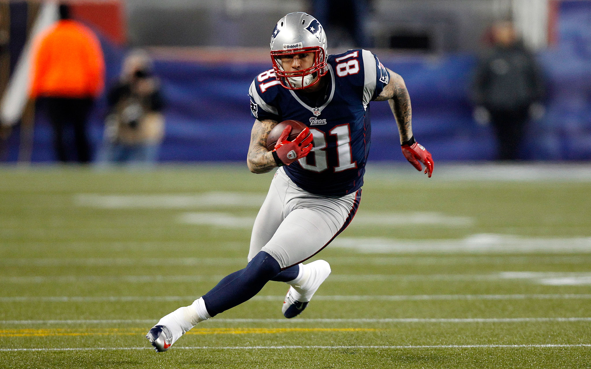 Aaron Hernandez Division Playoffs ESPN