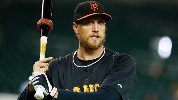 Hunter Pence making early impact for Giants