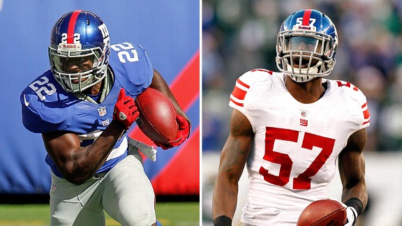 Ahmad Bradshaw and Chris Canty Cut by Giants - The New York Times