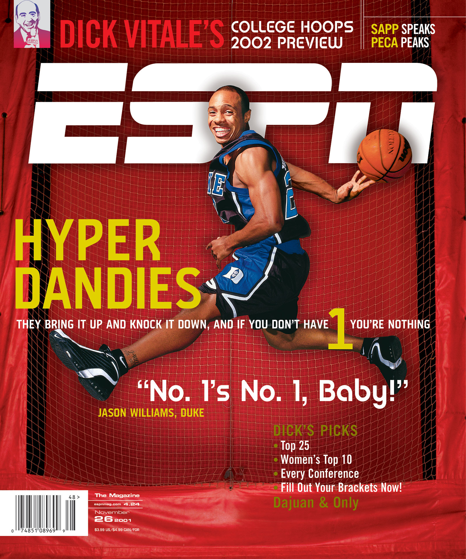 ESPN The Magazine Covers ESPN The Magazine 2001 Covers ESPN