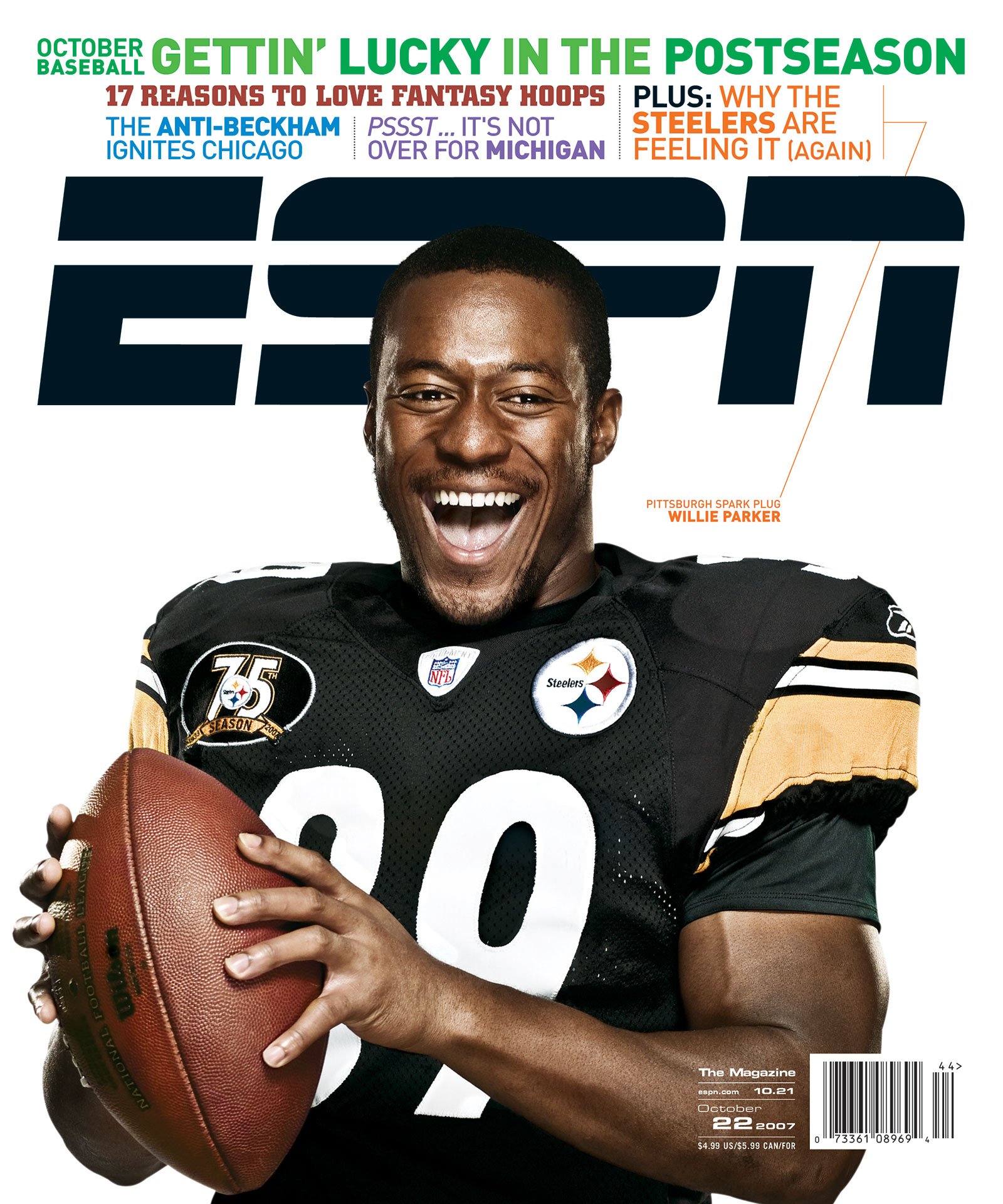 NFL on ESPN on X: The Super Bowl Preview Issue cover of ESPN the Magazine   / X