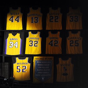 lakers retired number