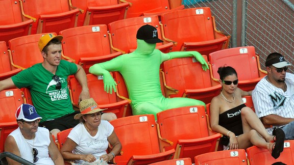 miami marlins fans in stands
