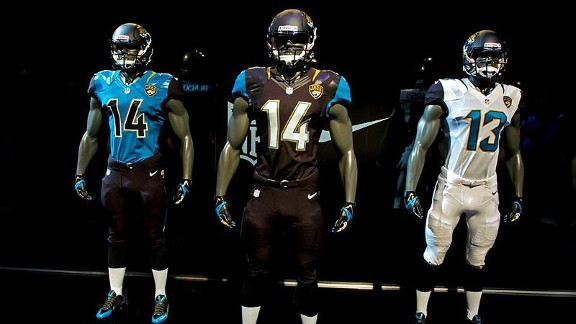 nfl jaguars new uniforms