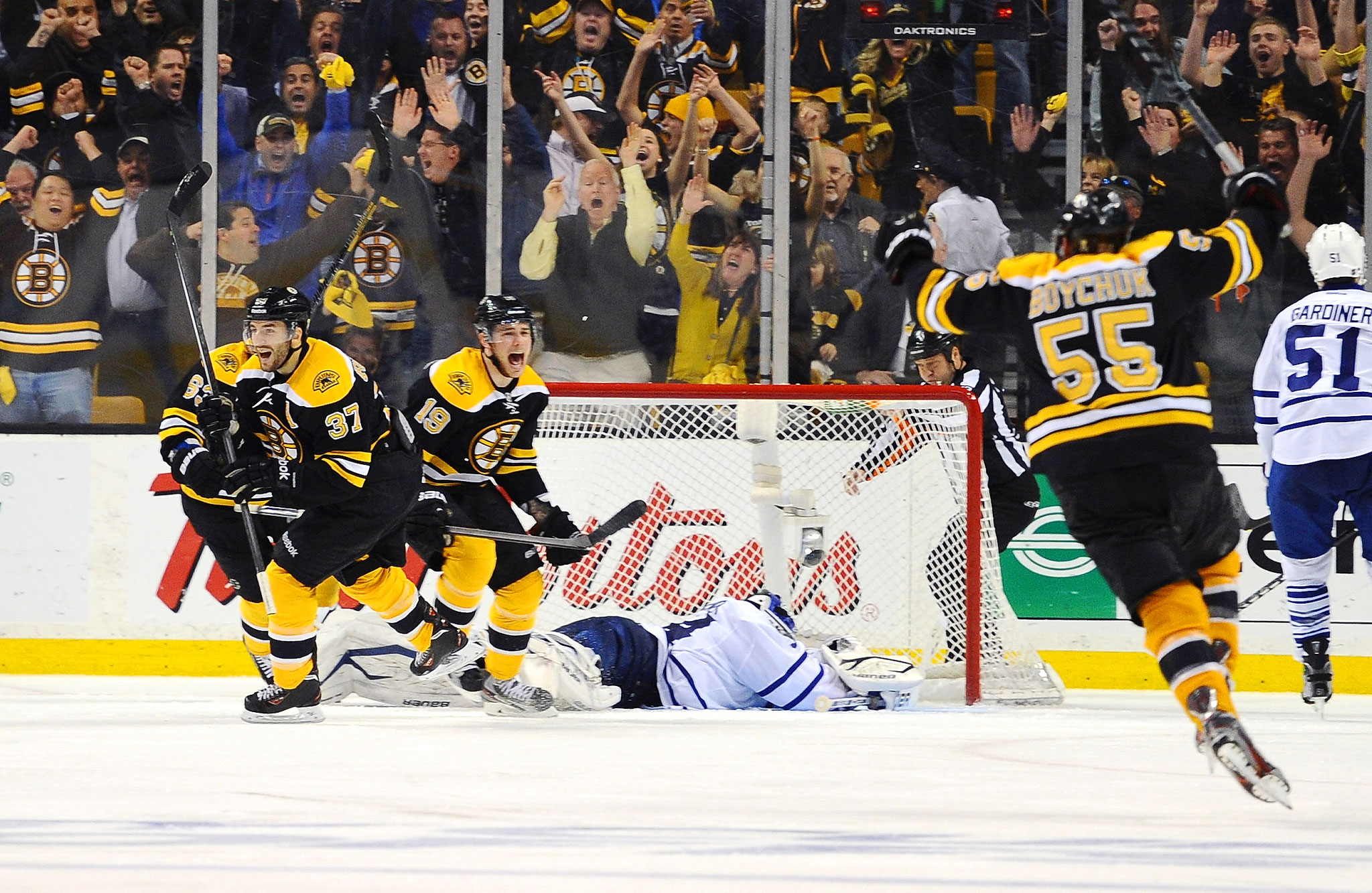 Game 7 Bruins 5, Maple Leafs 4 (OT) Boston Bruins' 2013 Playoff Run
