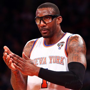 Amar'e Stoudemire of New York Knicks will return Tuesday