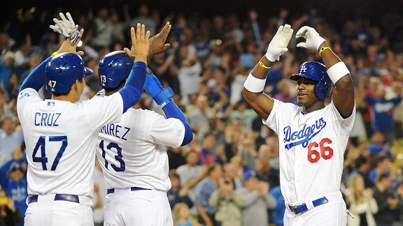Yasiel Puig showed everyone why you shouldn't run on him -- and